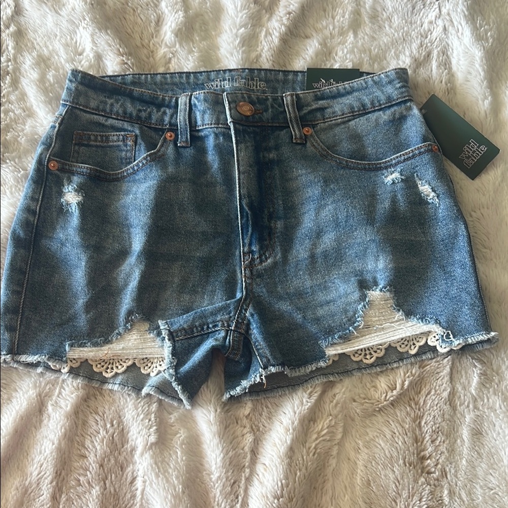 Wild Fable Blue Denim Women's Shorts
